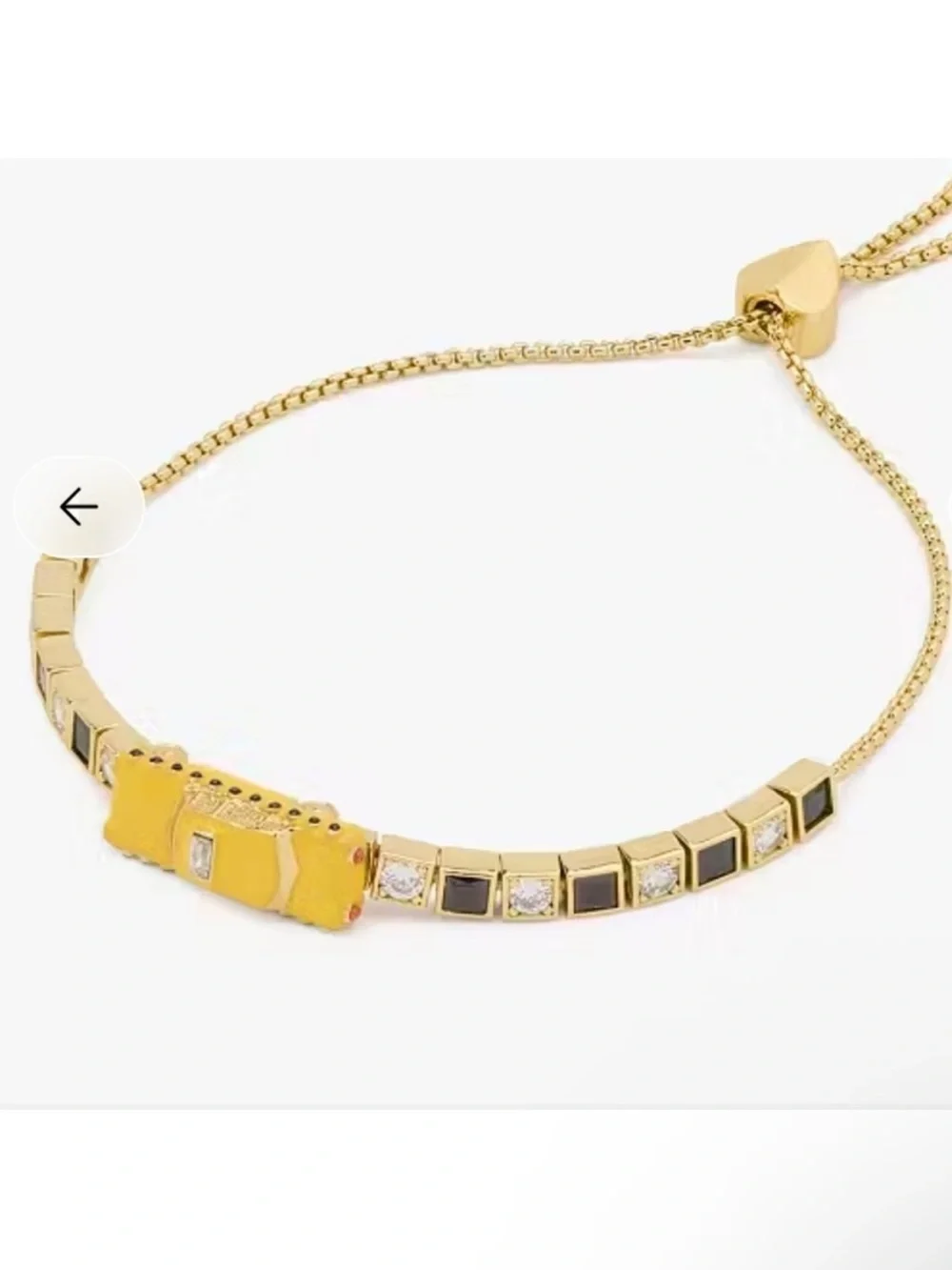 Kate Spade ♠️  Hit The City- Taxicab 🚖 Bracelet with Yellow and Black Accents